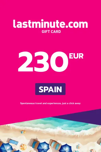 lastminute.com 230 EUR Gift Card (Spain) - Digital Key