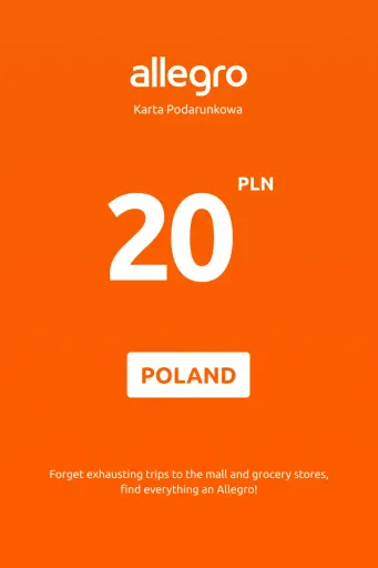 Allegro 20 PLN Gift Card (Poland) - Digital Key