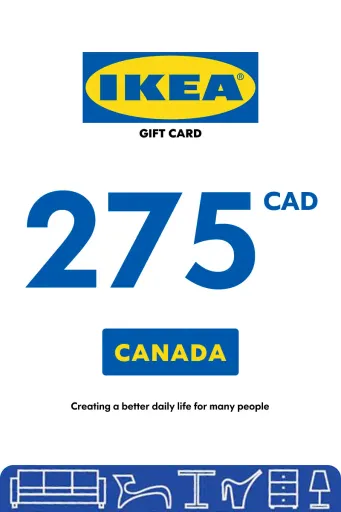 IKEA 275 CAD Gift Card (Canada) - Digital Key