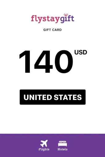Flystay Gift 140 USD Gift Card (United States) - Digital Key