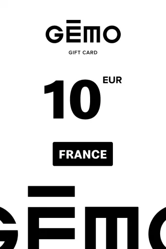 Gemo 10 EUR Gift Card (France) - Digital Key