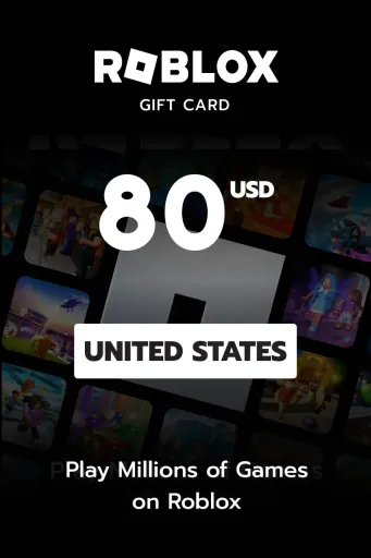 Roblox 80 USD Gift Card (United States) - Digital Key