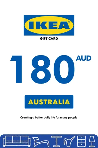 IKEA 180 AUD Gift Card (Australia) - Digital Key