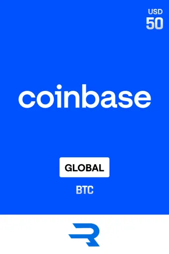 Rewarble Coinbase (BTC) 50 USD Gift Card (Global) - Rewarble - Digital Key