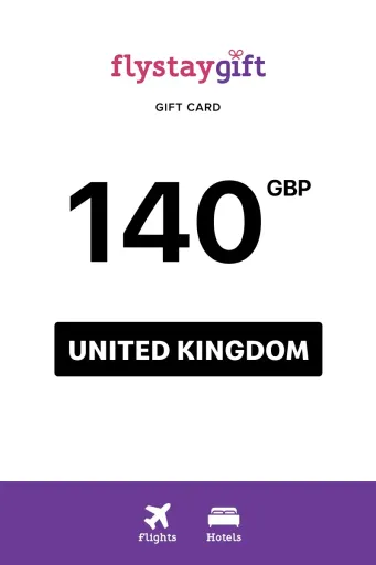 Flystay Gift 140 GBP Gift Card (United Kingdom) - Digital Key