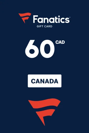 Fanatics 60 CAD Gift Card (Canada) - Digital Key