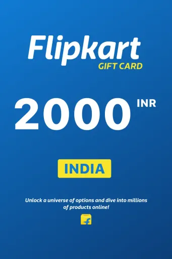Product Image - Flipkart 2000 INR Gift Card (India) - Digital Key