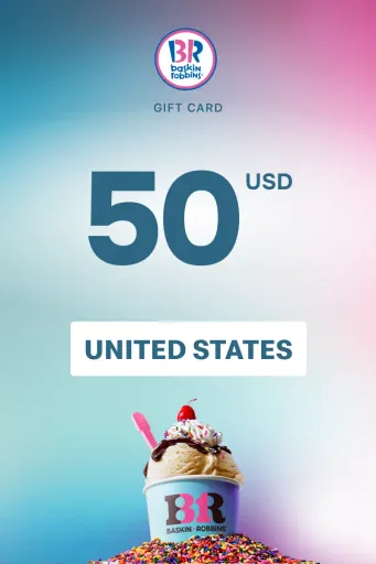 Baskin Robbins 50 USD Gift Card (United States) - Digital Key