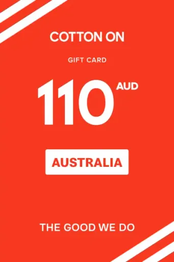 Cotton On Group 110 AUD Gift Card (Australia) - Digital Key