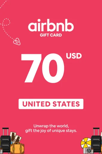 Airbnb 70 USD Gift Card (United States) - Digital Key