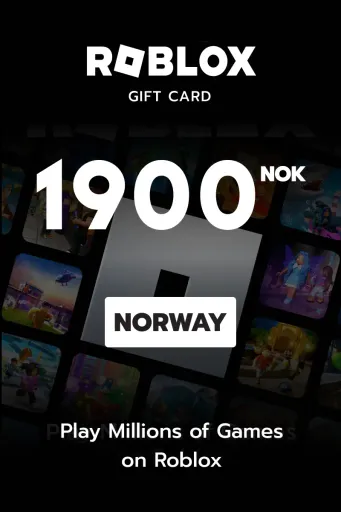 Roblox 1900 NOK Gift Card (Norway) - Digital Key
