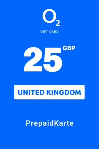 O2 E-voucher 25 GBP Gift Card (United Kingdom) - Digital Key