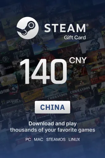 Steam Wallet 140 CNY Gift Card (China) - Digital Key