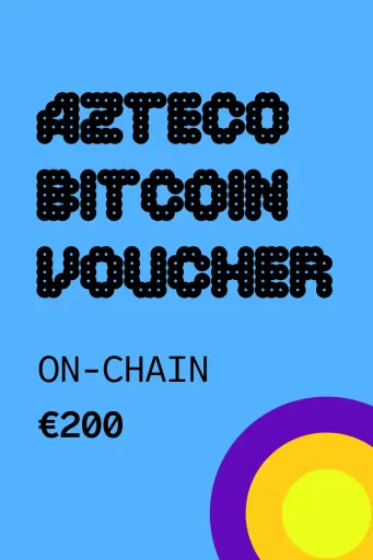 Azteco Bitcoin On-Chain Voucher 200 EUR Gift Card (Global) - Digital Key