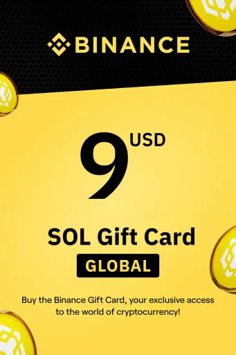 Binance (SOL) 9 USD Gift Card (Global) - Digital Key