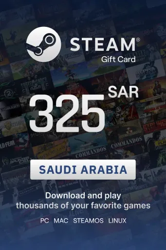 Steam Wallet 325 SAR Gift Card (Saudi Arabia) - Digital Key