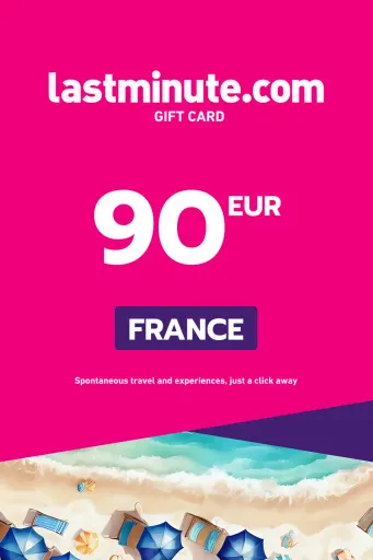 lastminute.com 90 EUR Gift Card (France) - Digital Key