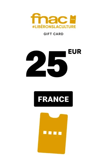 Product Image - Fnac Billetterie 25 EUR Gift Card (France) - Digital Key