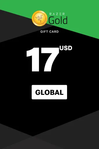 Razer Gold 17 USD Gift Card (Global) - Digital Key