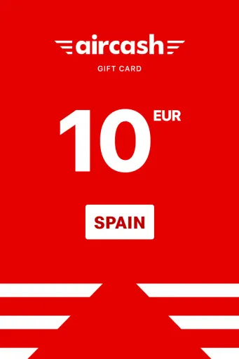 AirCash 10 EUR Gift Card (Spain) - Digital Key