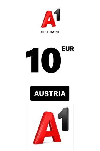 A1 Prepaid 10 EUR Gift Card (Austria) - Digital Key