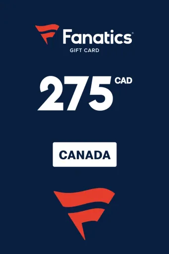 Fanatics 275 CAD Gift Card (Canada) - Digital Key