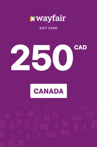 Wayfair 250 CAD Gift Card (Canada) - Digital Key