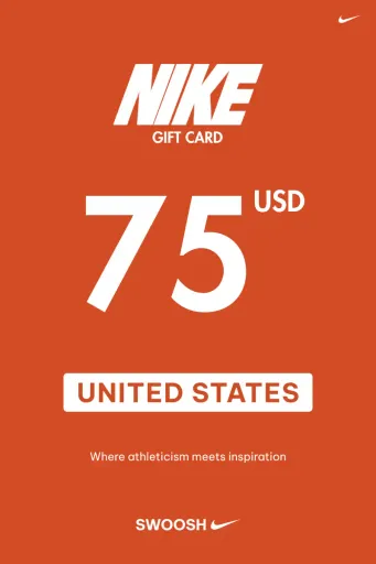 Nike 75 USD Gift Card (United States) - Digital Key