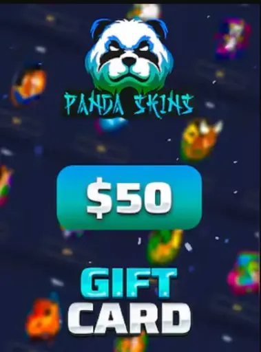 PandaSkins 50 USD Gift Card (Global) - Digital Key