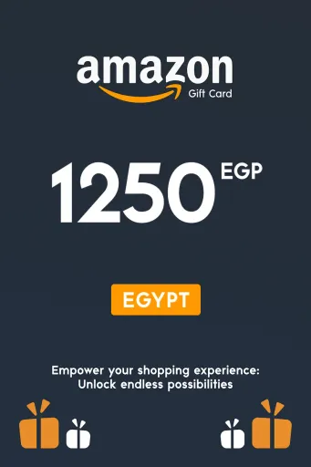 Amazon 1250 EGP Gift Card (Egypt) - Digital Key