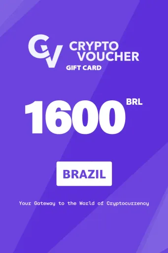 Crypto Voucher 1600 BRL Gift Card (Brazil) - Digital Key