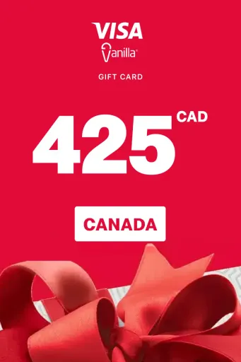 Vanilla Visa 425 CAD Gift Card (Canada) - Digital Key