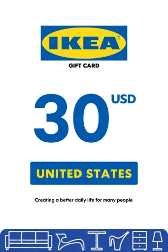 IKEA 30 USD Gift Card (United States) - Digital Key