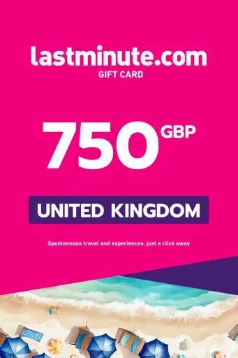 lastminute.com 750 GBP Gift Card (United Kingdom) - Digital Key