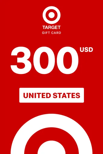 Product Image - Target 300 USD Gift Card (United States) - Digital Key