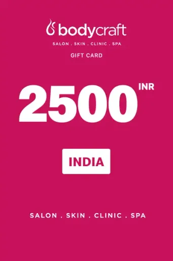 Body Craft 2500 INR Gift Card (India) - Digital Key