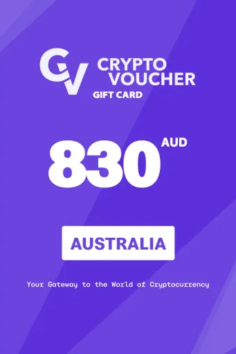 Crypto Voucher 830 AUD Gift Card (Australia) - Digital Key