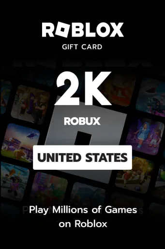 Roblox - 2000 Robux (United States) - Digital Key
