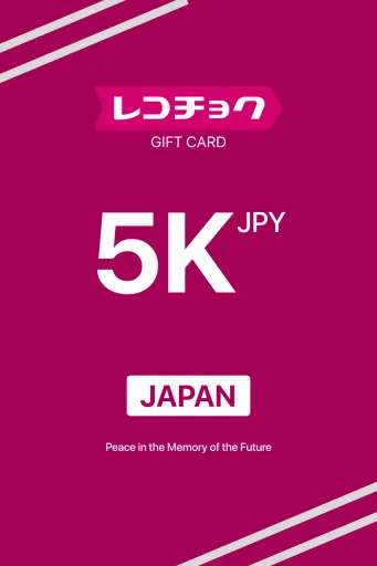 Recochoku 5000 JPY Gift Card (Japan) - Digital Key