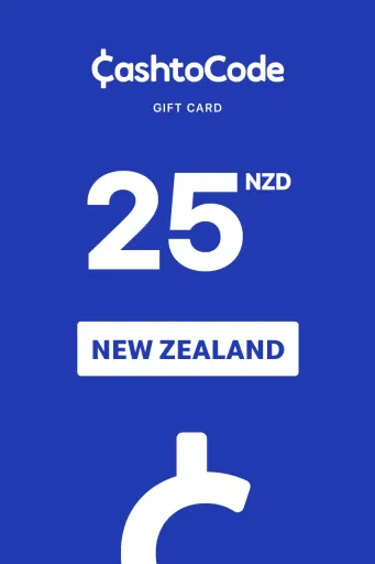 Product Image - CashtoCode 25 NZD Gift Card (New Zealand) - Digital Key
