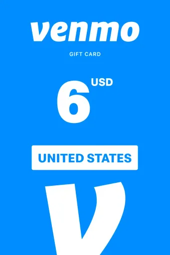Venmo 6 USD Gift Card (United States) - Digital Key