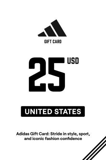 Adidas 25 USD Gift Card (United States) - Digital Key