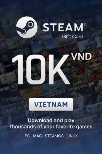 Steam Wallet 10000 VND Gift Card (Vietnam) - Digital Key