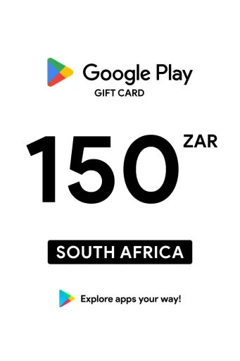 Google Play 150 ZAR Gift Card (South Africa) - Digital Key