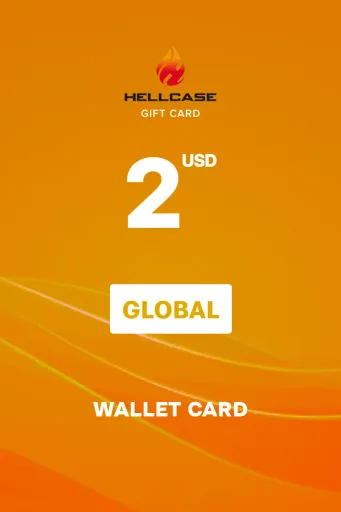  Wallet Card by HELLCASE.COM 2 USD Gift Card (Global) - Digital Key