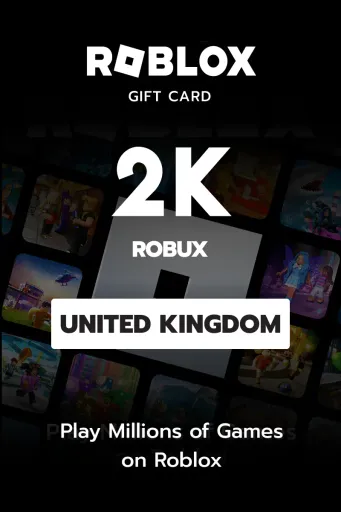 Roblox - 2000 Robux (United Kingdom) - Digital Key