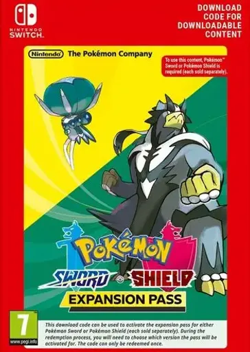 Pokemon Sword / Shield Expansion Pass DLC (Europe) (Nintendo Switch) - Nintendo - Digital Key