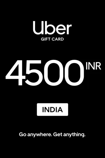 Uber 4500 INR Gift Card (India) - Digital Key