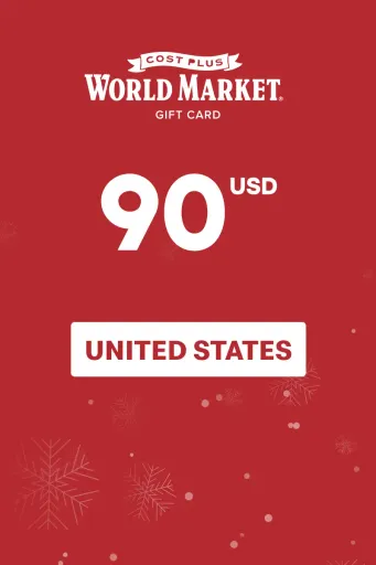 Cost Plus World Market 90 USD Gift Card (United States) - Digital Key