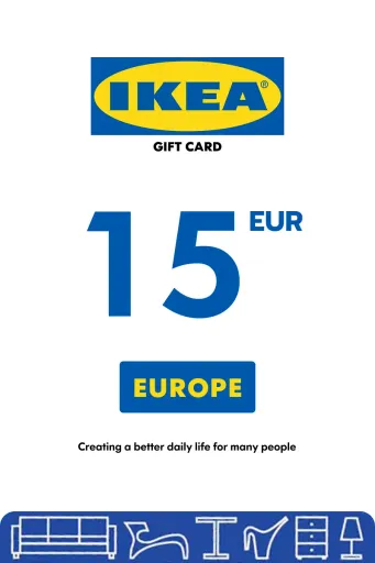 IKEA 15 EUR Gift Card (Europe) - Digital Key